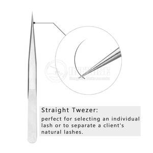 Offre Spéciale pince à cils pour femmes sur mesure en acier inoxydable pointu fabriqué à la main au Pakistan - Product Image 4
