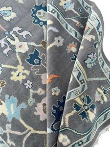 Tapis orientaux modernes en laine turque Oushak antique noués à la main, style luxueux pour la décoration de la maison - Product Image 3