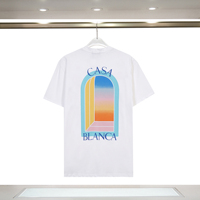 Nouveau T-shirt Décontracté Homme en Coton Coupe Ample, Manches Courtes, Couleur Automne-Hiver, Imprimé Logo