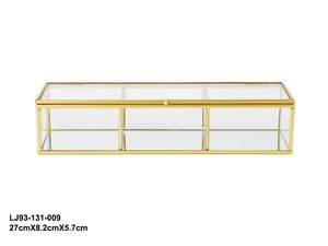 Boîte à cigares en bois de petite taille, très vendue, peinte, avec couvercle à charnières et fermoir pour l'artisanat, les bijoux - Product Image 3