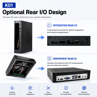 Boîtier Mini ITX K01 ultra fin, 45 mm de profondeur, châssis de bureau SFF, prend en charge Mini ITX 170*170 mm, boîtier PC industriel OEM ODM
