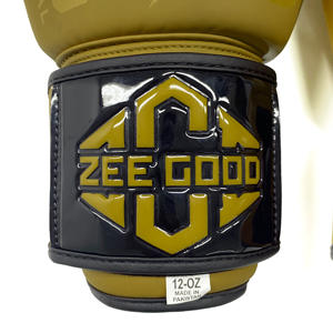 Fabrication de gants de boxe en cuir véritable de haute qualité, sur mesure, design OEM, blancs, à lacets, pour l'entraînement - Product Image 5