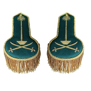Nouvelles épaulettes en fil de bullion, franges dorées, uniformes de fanfare - Product Image 1