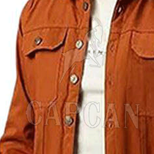 Vestes en jean personnalisables 100% coton pour hommes High Street Style Ripped Washed Street Wear - Product Image 5