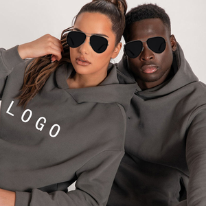 Conjunto de Sudadera con Capucha y Pantalones Cortos de Verano de Felpa Francesa para Hombre, Traje Deportivo para Correr, Chándal de Gimnasio, Mezcla de Poliéster/Algodón, Unisex - Product Image 4