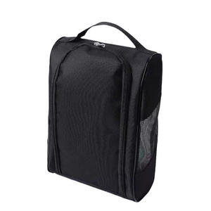 Sac organisateur de chaussures de golf de voyage en polyester avec conception en maille respirante facile à transporter et à ranger les styles de fermeture à glissière et de cordon - Product Image 5