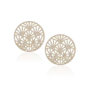 Pendientes de Diamantes Palmetto - Product Image 1