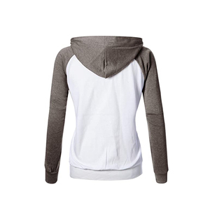 Sudadera Unisex con Capucha y Cierre de Cremallera, Manga Raglán, Color Sólido, Felpa Francesa, Estilo Casual para Otoño, Corte Regular - Product Image 2