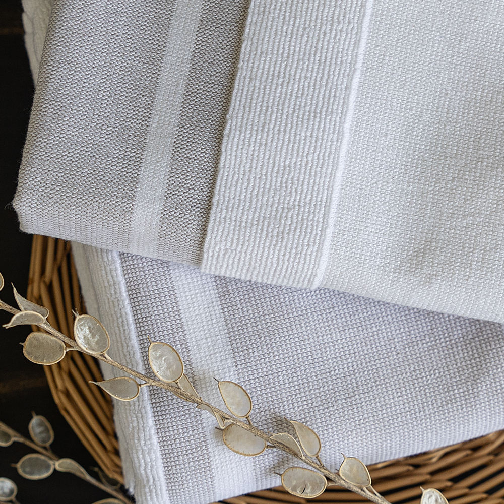 White - Latte Stripes