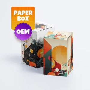 Cajas de embalaje de cuidado de la piel de impresión a cara completa de alta calidad con OEM ODM personalizable disponible - Product Image 1