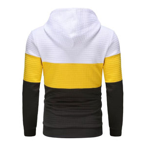 เสื้อฮู้ดและชุดวอร์มกันยับแบบถักสั่งทำพิเศษสำหรับผู้ชาย สีเขียว ชุดเสื้อฮู้ดและกางเกงวอร์ม - Product Image 2