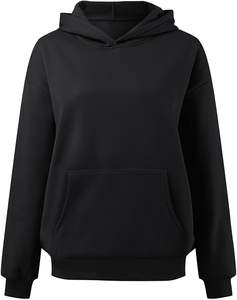 FLN Top Qualité Personnalisé Lounge Wear Blank Fleece À Manches Longues Quarter Zip Sweat pour Femmes 100% Polyester Bulk Hoodies - Product Image 4