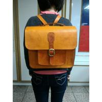 Tas Kantor Kulit Asli Personalisasi, Tahan Air, Bordir Logo, Motif Hewan, Penutup Ritsleting dengan Tali Pergelangan Tangan, Kapasitas 3kg