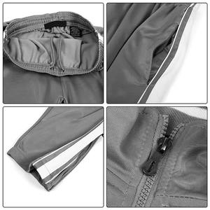 Prix usine broderie respirant survêtement pour hommes et femmes avant Logo 100% coton léger hiver survêtement - Product Image 3