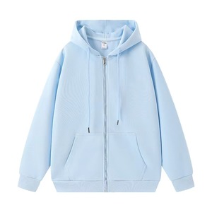 Venta al por mayor de calidad superior de los hombres de gran tamaño cremallera Sudadera con capucha Venta caliente comodidad de algodón personalizado Logo bordado Diseño - Product Image 5