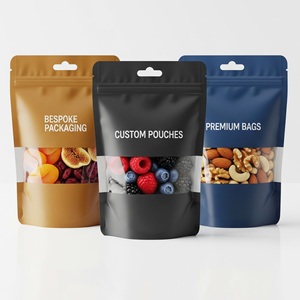 Bolsas de Embalaje para Dulces, <span class=keywords><strong>Galletas</strong></span> y Golosinas, con Cierre Vertical, Impresas a Medida, de Grado Alimenticio, Fabricadas por OEM Directamente de Fábrica - Product Image 3