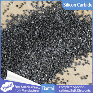 Lage prijs van siliciumcarbide poeder zwart groen 98% zuiverheid SiC poeder met fijne korrel - Product Image 4