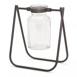 Floreros de hierro costeros elegantes recién llegados, interiores elegantes para la playa, precio al por mayor, florero de metal - Product Image 4