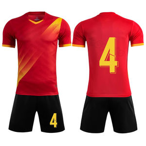 OEM personalizado sublimación 100 poliéster fútbol Jersey Kits equipo adulto Club fútbol uniforme conjuntos impresión Logo Retro hombres fútbol desgaste - Product Image 5