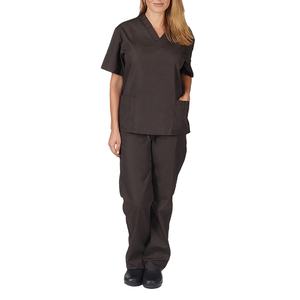 Tenues médicales professionnelles à col en V pour femmes, ensembles d'uniformes d'hôpital avec deux poches avant, ensembles de blouses d'infirmière 2026 - Product Image 3