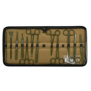 Kit de entrenamiento para estudiantes de medicina más vendido, instrumentos quirúrgicos reutilizables y almohadilla de silicona de simulación de piel para práctica de sutura - Product Image 2