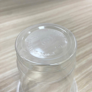Quang Quan, taza desechable de plástico transparente de pared simple PP, 95mm, 360ml, 12oz, tazas de té de limón y café helado en forma de U con tapas - Product Image 3