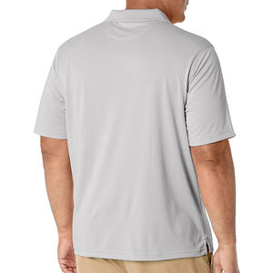 Camisa de Alta Calidad Antiarrugas con Cuello Alto, Transpirable, Ecológica, de Algodón/Bambú y Spandex, para Serigrafía, Manga Corta, para Hombre - Product Image 5