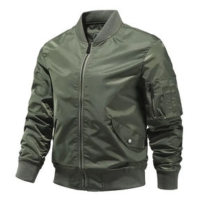Gran oferta, chaqueta Bomber personalizada, Camuflaje, patrón sólido, cierre de cremallera frontal, alta calidad, a prueba de viento, impermeable, estilo Formal para - Product Image 6