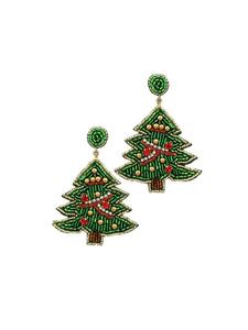 Trendy Multi-Beaded <b>Ugly</b> <b>Sweater</b> Dangle Earrings New Year's Seed Beaded Holiday Gift for Her - Product Image 3