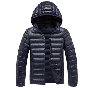Men's Hooded Bomber <b>Jacket</b> High Street Style <b>Waterproof</b> Windproof <b>Winter</b> Custom Front Logo Puffer <b>Jacket</b> Wholesale - Product Image 3
