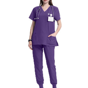 Traje de enfermería para mujer Traje de enfermería para clínica Traje de Enfermería de color personalizado Traje de enfermería para mujer - Product Image 1