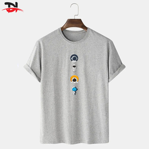 100% Premium microfibra personalizada Fitness camiseta de secado rápido para hombres algodón de alta calidad con estampado de logotipo - Product Image 3