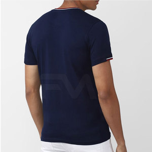 เสื้อยืดผู้ชายสีทึบดีไซน์ใหม่ - Product Image 3
