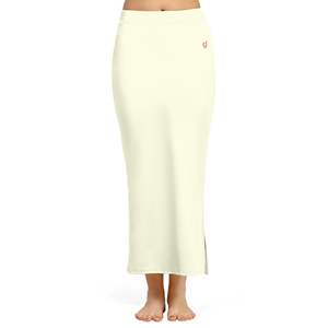 Trendmalls Women's Breathable for Spandex <b>Saree</b> Shapewear <b>Petticoat</b> (P02-Butter) - Product Image 1