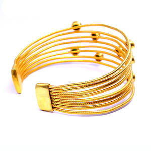 Women's Wedding Wear <b>Sterling</b> <b>Silver</b> 925 <b>Cuff</b> <b>Bracelets</b> with Emerald Gemstones Gold Plating Low MOQ Fashion Accessory - Product Image 5