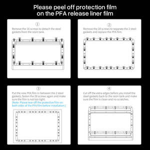 Accessoires pour imprimante 3D Saturn 2/8K/3/4/4 Ultra/4 Ultra 16K, 5 films PFA - Product Image 5
