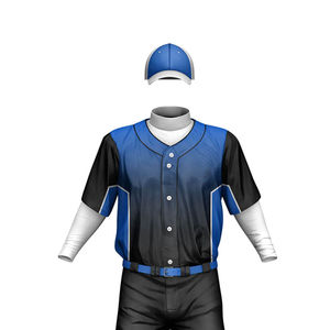 Tenues de baseball personnalisées, conception OEM, sur mesure, 100% polyester, respirant, antibactérien, séchage rapide, confortable, haute qualité - Product Image 3