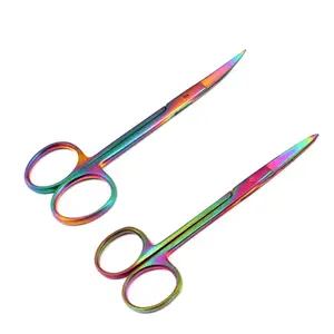 手术虹膜剪刀不锈钢医疗器械整形外科护理剪刀定制印刷虹膜剪刀