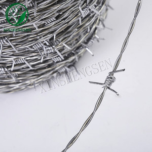 <span class=keywords><strong>Fil</strong></span> <span class=keywords><strong>barbelé</strong></span> en acier galvanisé pour clôture agricole, 500 m, 50 kg par rouleau, protection anti-couteau, vente directe usine - Product Image 6