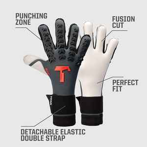 Gants de gardien de but en cuir de qualité supérieure personnalisables sur mesure coupe personnalisée poignée en latex de football en gros - Product Image 4