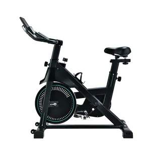 Todo niños adultos Flywheel bicicleta de ejercicio con pantalla grande bicicleta de ejercicio para gimnasio en casa