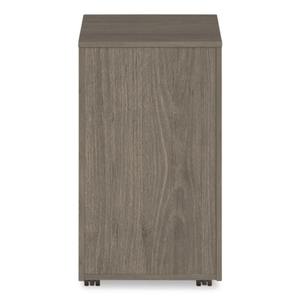 Alera AENNZK-MP1518UF Meuble mobile à 3 tiroirs pour dossiers juridiques, série Seville, 15 po. X 18 pouces X 27 In. Armoires de classement en noyer - Product Image 2