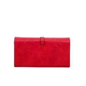 กระเป๋าสตางค์ P70852สีน้ำตาลแดงลำลองสำหรับผู้หญิงมีสายคล้องข้อมือมีสไตล์ - Product Image 1