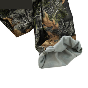 Camisa con capucha de manga larga de camuflaje para exteriores para hombres, carcasa suave transpirable e impermeable 'Ice Silk' para pesca con protección solar - Product Image 5