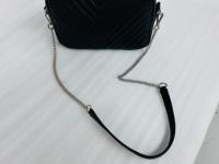Tas Dompet Kulit Asli Wanita Portabel dengan Ritsleting, Tali Selempang Dapat Disesuaikan dan Dilepas, Tahan Air, Tas Kecil Eksekutif