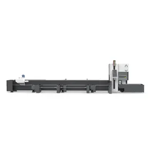 H Beam Profile and Pipe Laser Cut 12m 450mm Three-Chuck Tube Fiber Laser Cutting Machine