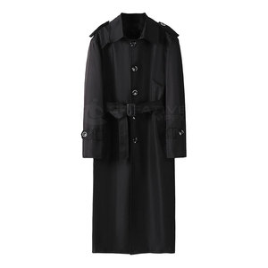 OEM Men's Long Woolen Trench <b>Coat</b> with Sheep Fur Breathable and Quick <b>Dry</b> for Outdoor Wear Available in Wholesale - Product Image 4