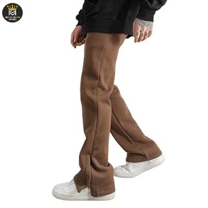 Pantalón acampanado de alta calidad Raw Edge Jogger pantalones de chándal Patchwork Graffiti elástico hombres pantalones acampanados 2026 - Product Image 6