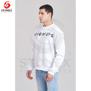 Sweatshirts à col rond pour hommes de haute qualité Design personnalisé Sweatshirts réguliers de haute qualité avec service OEM pour l'hiver - Product Image 3