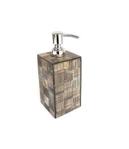 Vente en gros de distributeur de savon en corne de buffle, fabrication artisanale, pompe en acier pour la décoration de la maison - Product Image 5